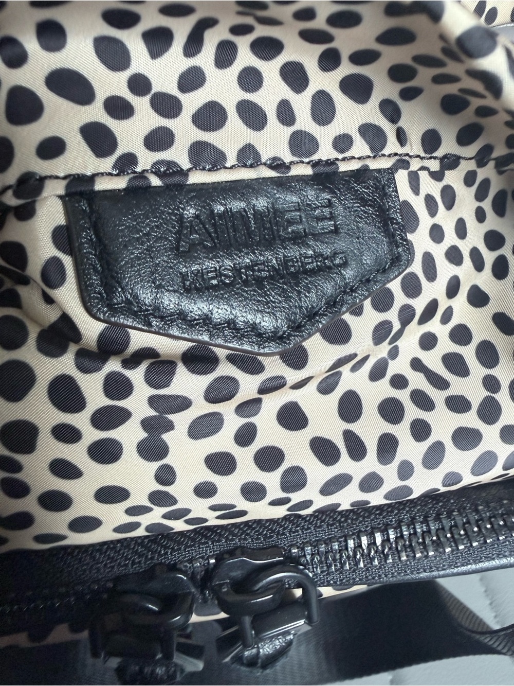 Aimee Kestenberg “Lighten Up” Large Tote Bag in Cheetah Print and Black Leather - Picture 7 of 9